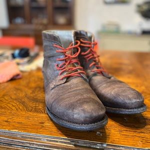 Mercer boot from Freebirds by Steven. Hand built boot, all leather.